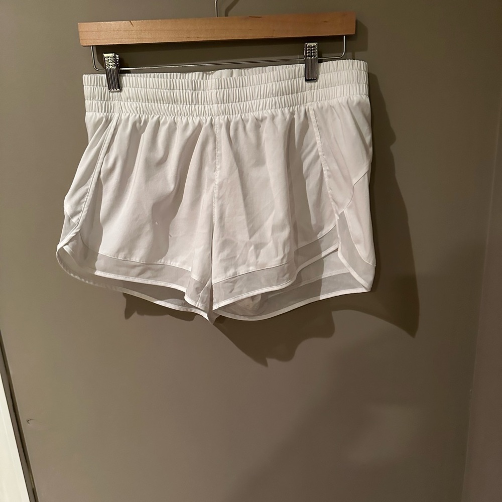 Athleta Women's Mesh Racer Mid Rise 4 Short Athletic Shorts
